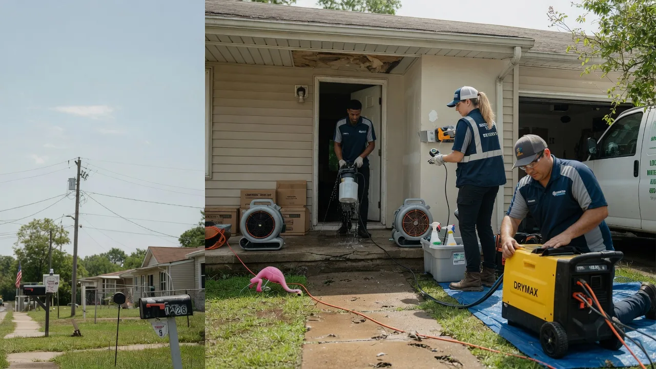 Storm Damage Water Removal in Industry, TX near me